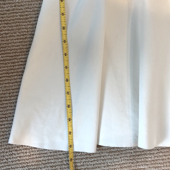 Kimchi Blue White Fit and Flare Mini Dress with Molded V Neck size XS - Picture 5 of 7